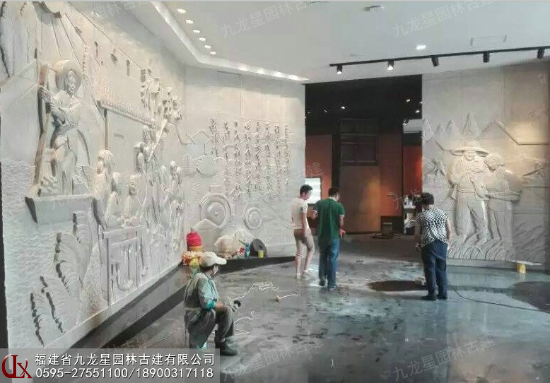 室內(nèi)石材浮雕壁畫