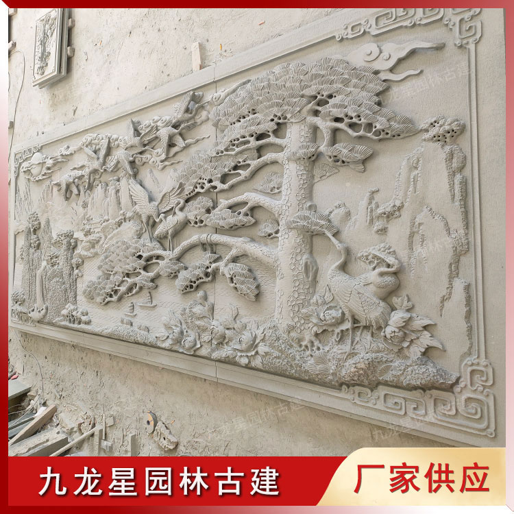 1645599960936403.jpg 松鶴浮雕石雕壁畫